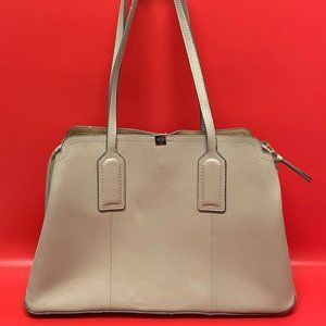 Womens Gray Shoulder Bag ANTONIO MELANI Organizer Tote 3 Sections *EUC* CLASSY!!